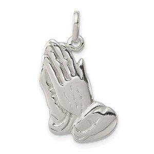 Million Charms Sterling Silver Praying Hands Charm